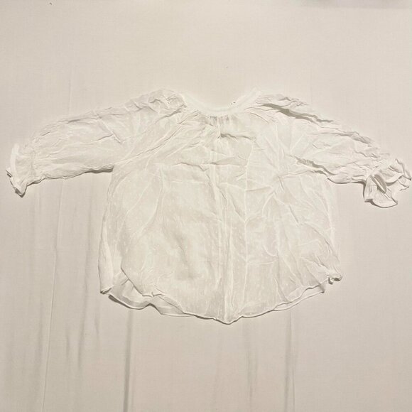 Zara Button Up Blouse Womens Size Small - Picture 11 of 16